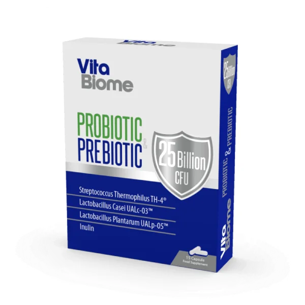 Slika ambalaže Probiotic Prebiotic na bijeloj podlozi
